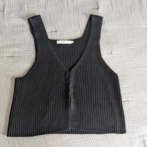 Almina Concept Knit V Neck Vest - Picture 5 of 5